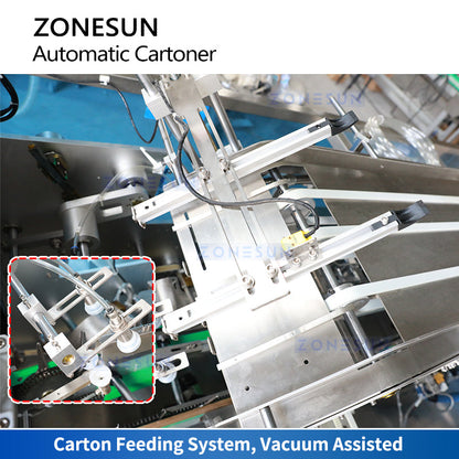 ZS‑MSZH70 Automatic High‑Speed Hot Melt Glue Cartoning Machine for Efficient Packing