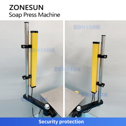 ZONESUN ZS‑APZ1 Semi Automatic Soap Stamping Machine with Servo Motor
