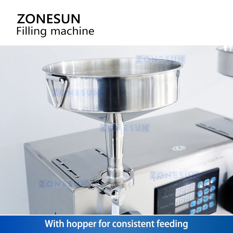 ZONESUN ZS‑NP2 2 Heads Peristaltic Pump Paste & Viscous Liquid Filler