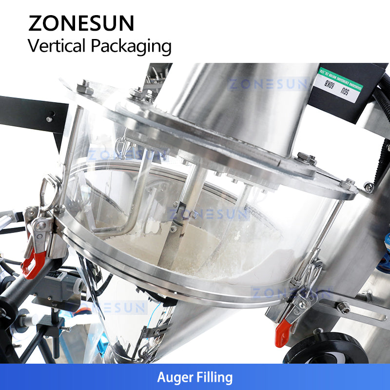 ZONESUN ZS-FS120Q Automatische vertikale Pulververpackungsmaschine für die Beutelbefüllung