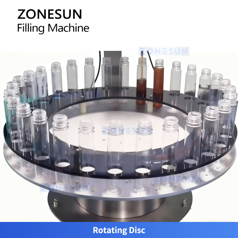 ZONESUN ZS-DTFP3 Rotary Paste Filling Machine Honey, Sauces, and Creams Filler