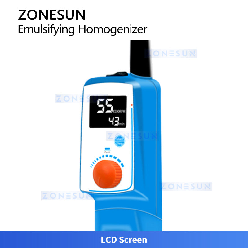 ZONESUN ZS-J25D Compact Lab Emulsifying Homogenizer for Cream, Lotion & Milk