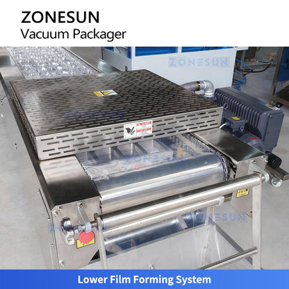 ZONESUN ZS-DLZ420 Automatic Product Vacuum Shrink Packaging Machine