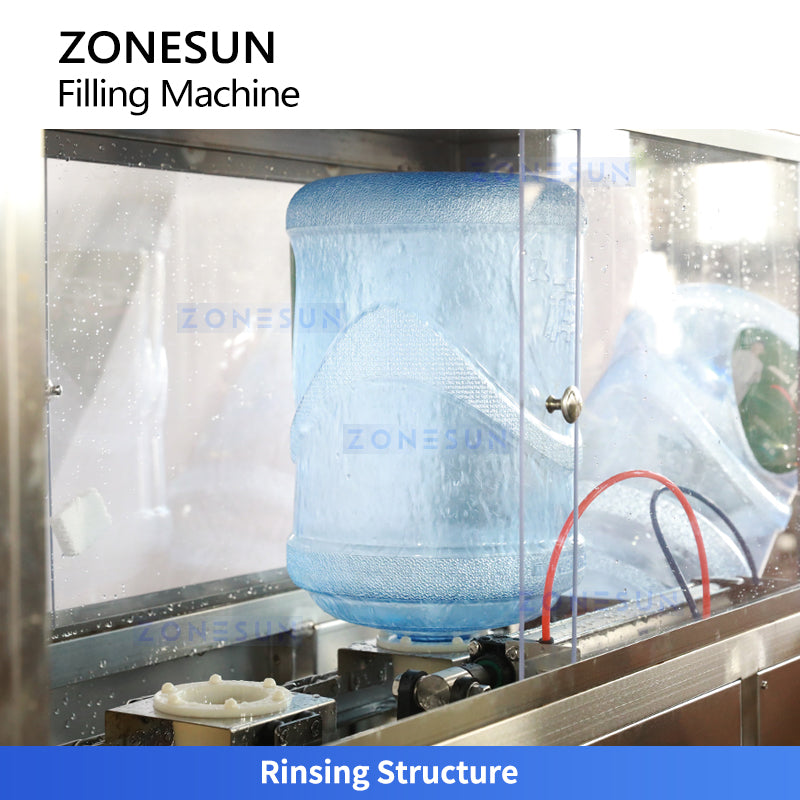 ZONESUN ZS-AFC100R Automatic Barreled Water Filling Capping Machine