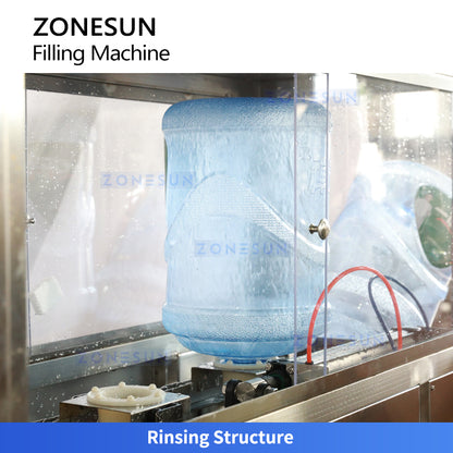 ZONESUN ZS-AFC100R Automatic Barreled Water Filling Capping Machine