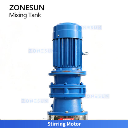 ZONESUN ZS-MB800L 800L Commercial Mixing and Supply Tank, Heavy-Duty Liquid Soap, Shampoo & Sauce Storage Vessel
