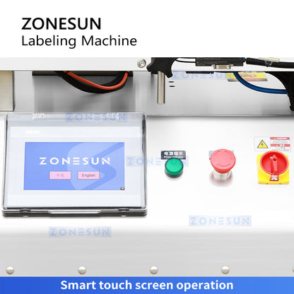 Zonesun ZS-TB500R Desktop Round Bottle Wrap Labeling Machine