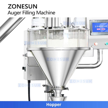 ZONESUN ZS-FM750F Servo-driven Auger Powder Filling Machine for Protein Powder Spices Flour