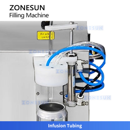 ZONESUN ZS-CF2A Vacuum Beer Filling Machine for Carbonated Drinks & Craft Breweries
