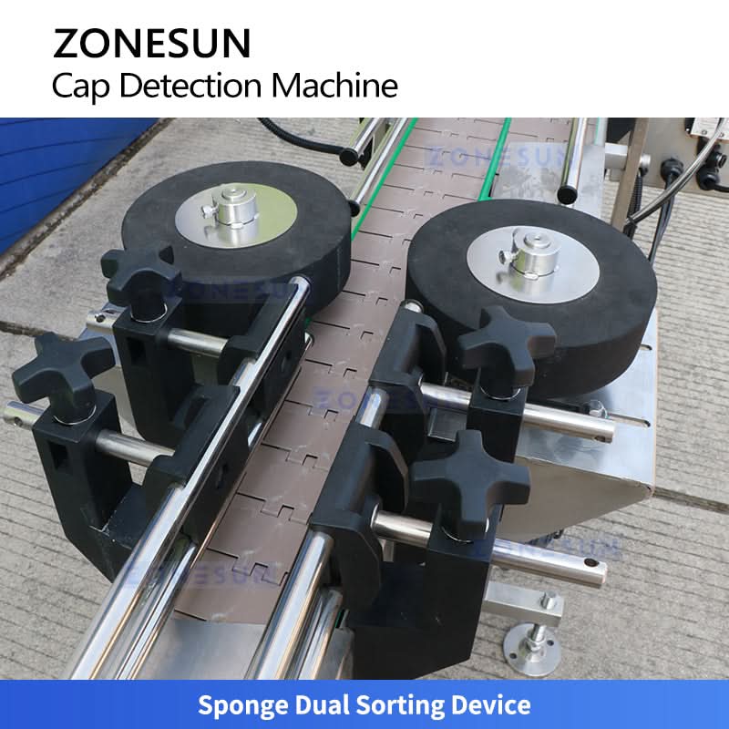 ZONESUN ZS-MD2 Automatic Cap Detection Machine for Tilted Cap Loose Cap & Foil Liner Inspection System