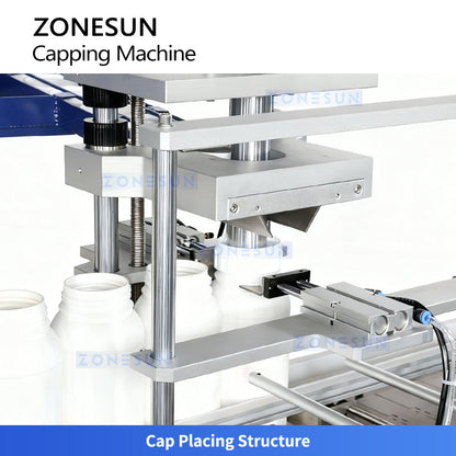ZONESUN ZS-XG440H2 Automatic Capping Machine for Oil Drum F-Style Bottles