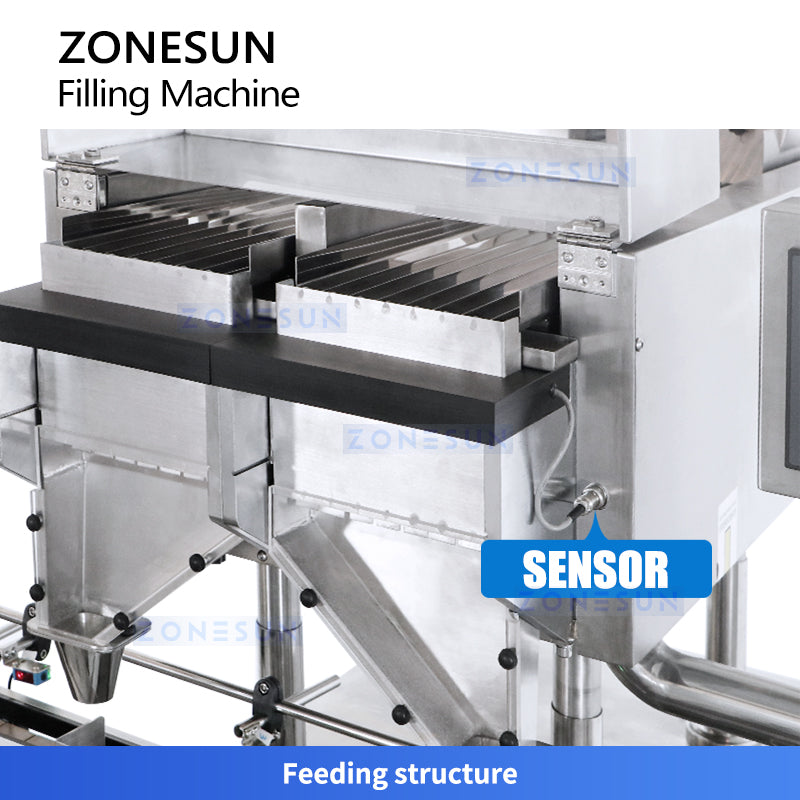 ZONESUN ZS-JF70 Auto Filling Counting Machine Food, Nuts, Candy, Capsules Equipment