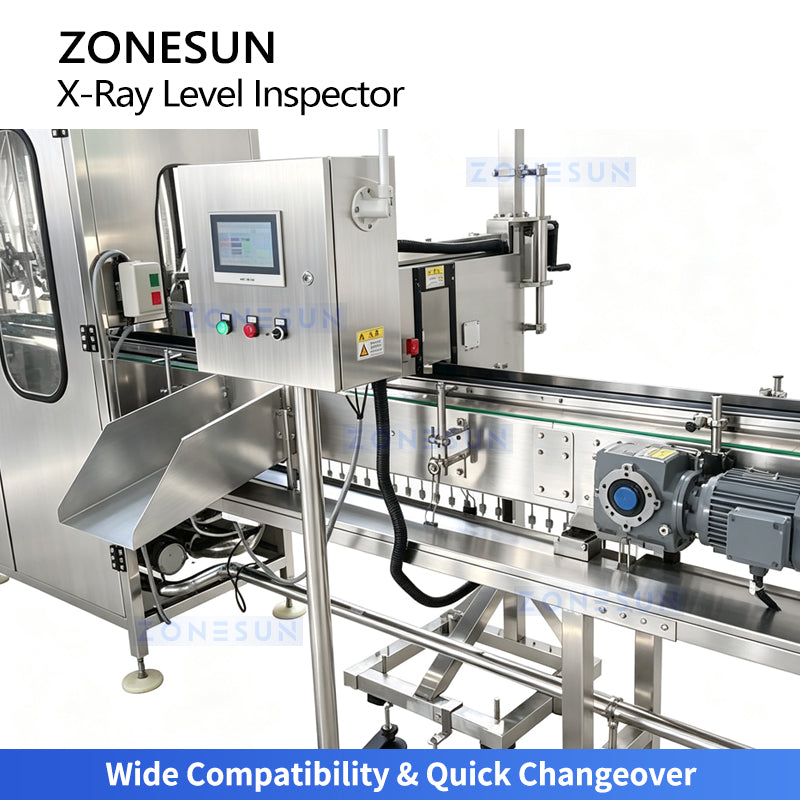 ZONESUN ZS-FA3012 Automatic X-Ray Level Inspector for Beverage Production Line