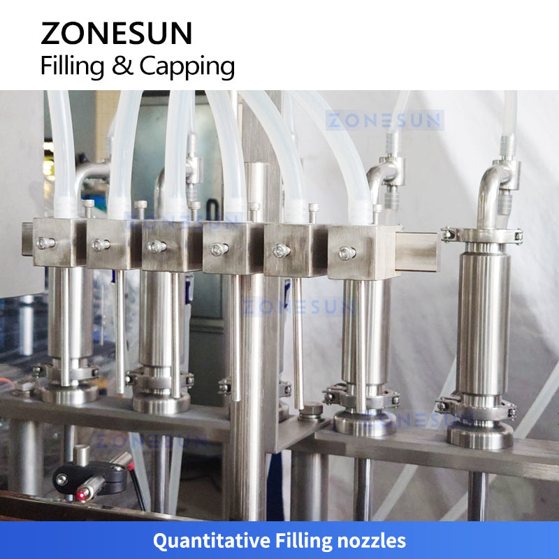 ZONESUN ZS-AFC46 Automatic Perfume Toner Body Mist Spray Bottle Filling Capping Machine
