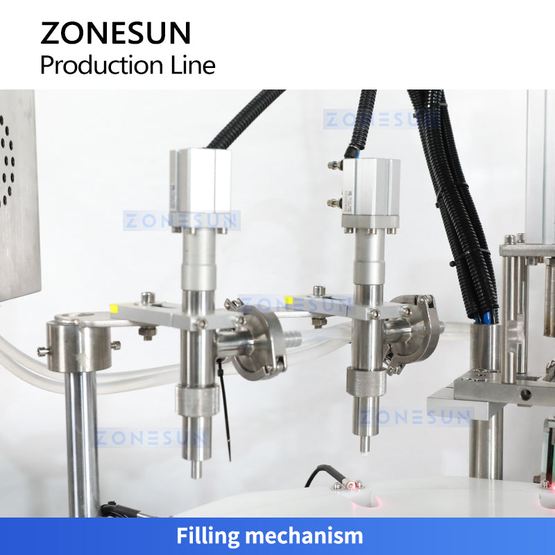 Zonesun ZS-AFCL7 Automatic Packaging Line for Pointed Glue Bottles and Flat Labels