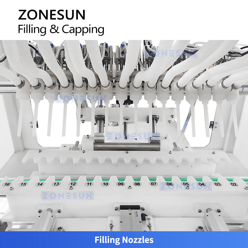 ZONESUN ZS-FAL180V4 Automatic Corrosive Liquid Filling & Capping Line for Cleaners