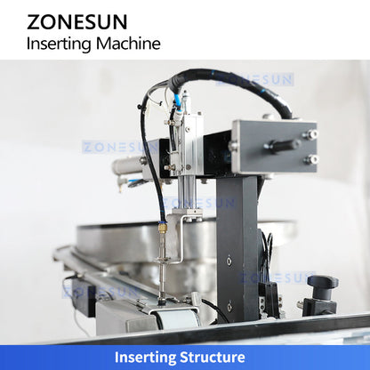 Zonesun ZS‑WIM04 Automatic Inner Liner Inserting Machine for Jars