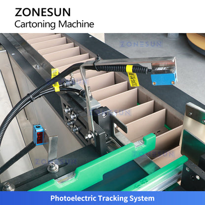 ZONESUN ZS-MSZH80 Automatic Horizontal Cartoning Machine for Cosmetics&Perfume