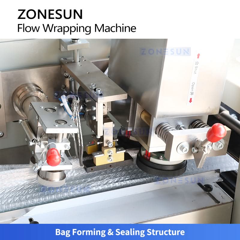 ZONESUN ZS-ZB350S Automatic Servo Horizontal Flow Wrapper for Air Bubble Film Packaging