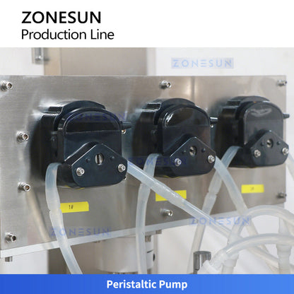 ZONESUN ZS-FAL180G3 Automatic Serums Production Line Essential oils Filling Capping Labeling Equipment