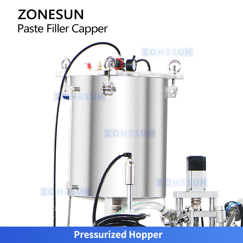 Zonesun ZS-AFC44 Automatic Airless Pump Bottle Filling and Capping Machine