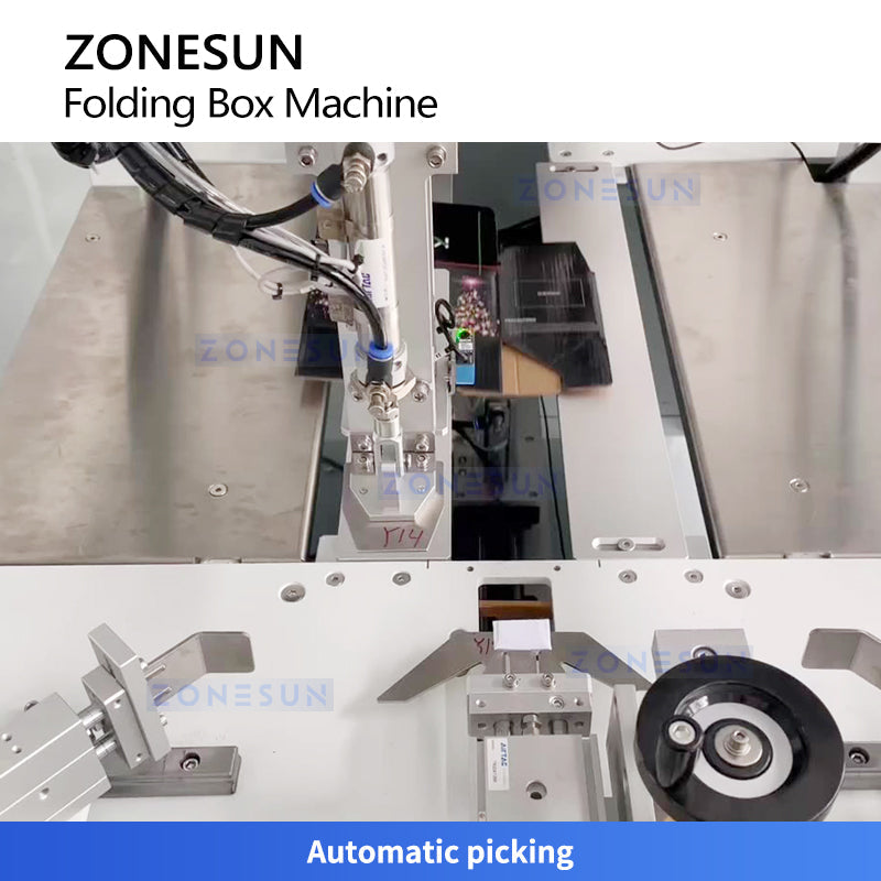 ZONESUN ZS-ZBD10 Automatic Carton Folding Machine for Packaging Lines