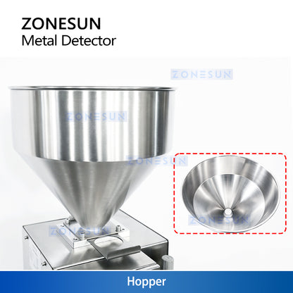 ZONESUN ZS-MS1 Industrial Metal Separator for Granules & Powders – High Precision Magnetic & Non-Magnetic Metal Detector (304 Stainless Steel)