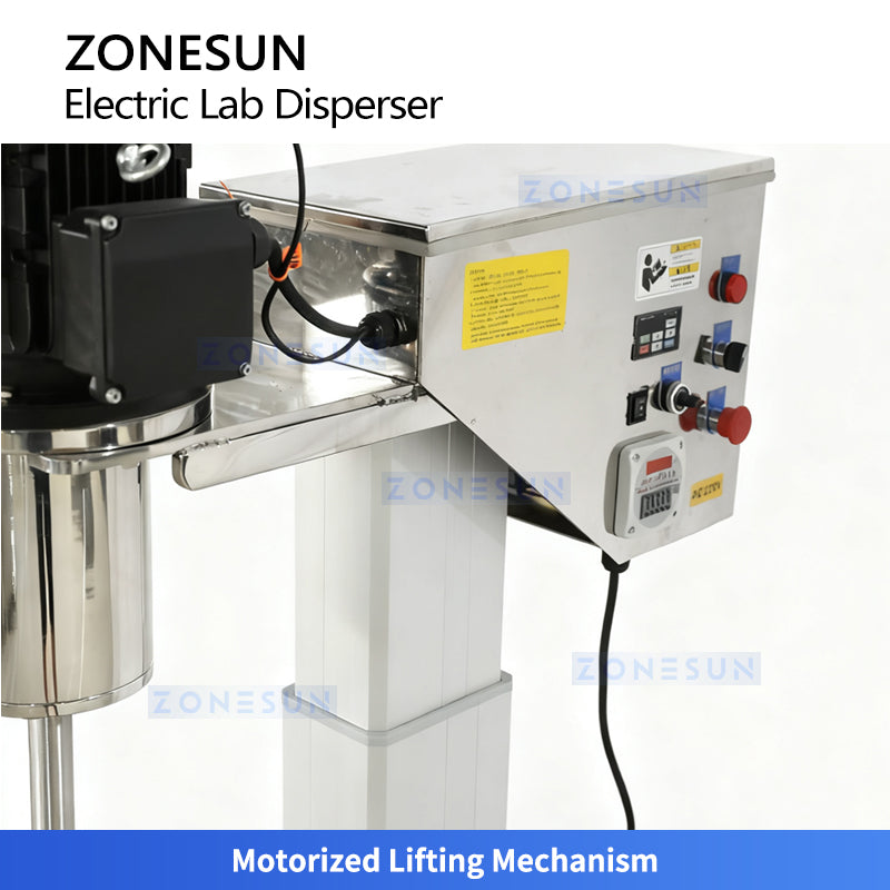 ZONESUN ZS‑MX220 Electric Lifting Disperser Mixer Mixing & Dispersion Solution for Production