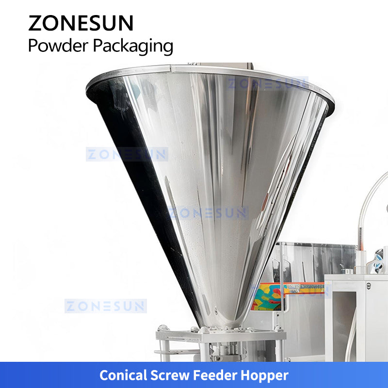 ZONESUN ZS-AFS160 Automatic Straw Powder Filling & Sealing Machine With Auger Pump