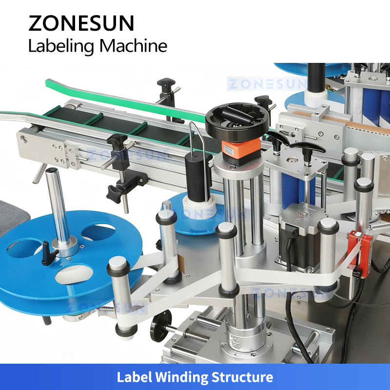 ZONESUN ZS-TB833F Corner Labeling Machine for Cosmetic Box Security Sealing Labeler