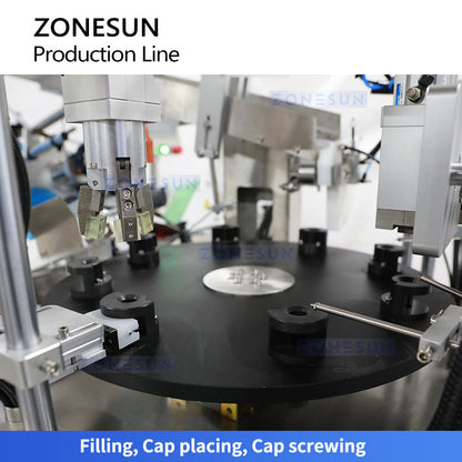 ZONESUN ZS-FAL180V6 Automatic Glass Test Tube Filling &Packaging Monoblock Machine