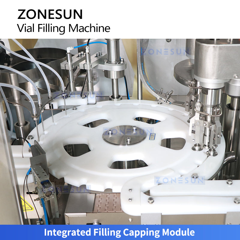 ZONESUN ZS-AFC39B Automatic Vial Filling Capping Line with Laminar Flow Hood