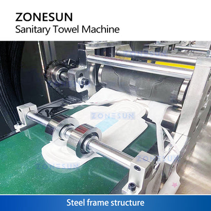 ZS‑DBM1 High‑Speed Sanitary Pad Making Machine with Ultrasonic Welding