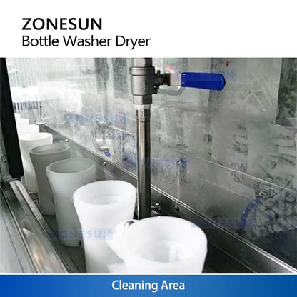 ZONESUN ZS-WB17 Automatic Bottle Washing & Drying Machine (48-Head High-Speed Bottle Cleaner)