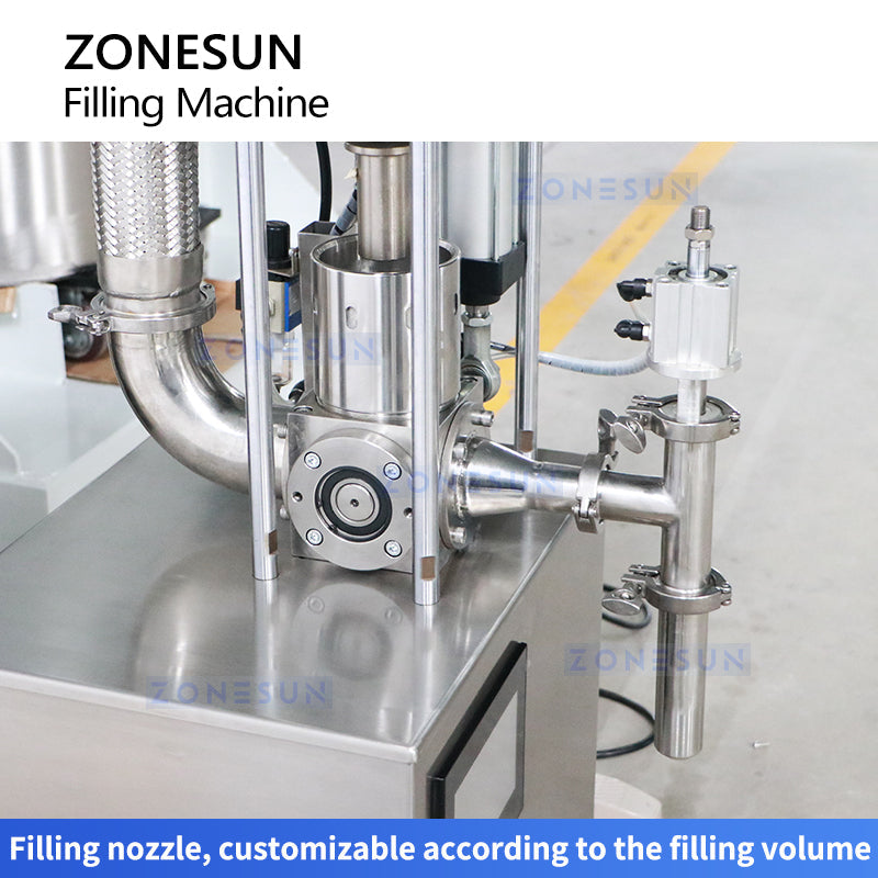 Zonesun ZS-VGPJ1 Semi‑Automatic Pneumatic Psaste Filling Machine