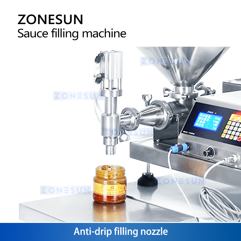 Zonesun ZS-SCF1 Sauce Weighing & Filling Machine for Food Packing