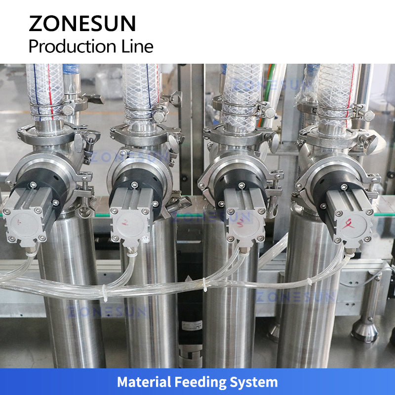 ZONESUN ZS-FAL180G1 Automatic Thick Liquid Filling&Capping Line for Shampoo/Soap/Lotions