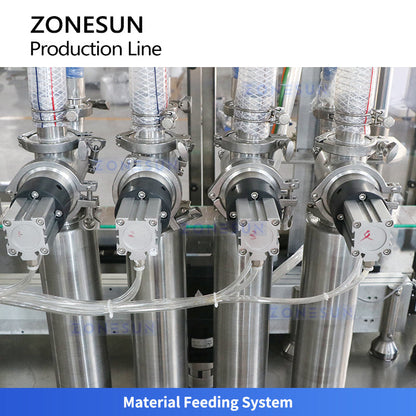 ZONESUN ZS-FAL180G1 Automatic Thick Liquid Filling&Capping Line for Shampoo/Soap/Lotions