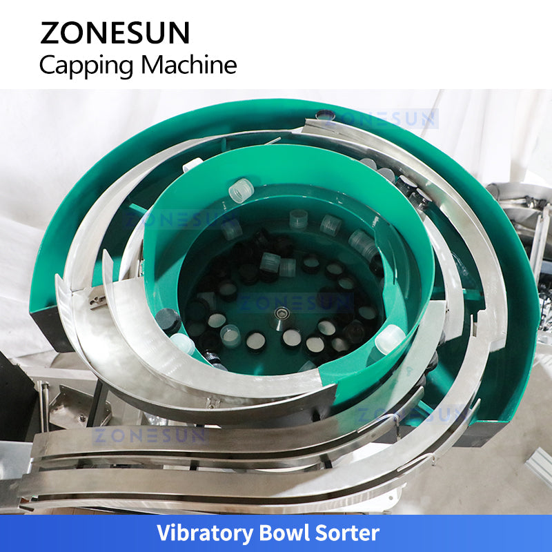 Zonesun ZS-XG440S2 Automatic Servo Capper with Dual-Track Feeder