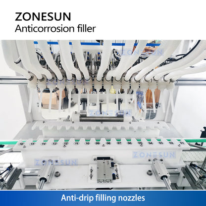 ZONESUN ZS-XAF16 Automatic Strong Acid Corrosive Liquid Filling Machine