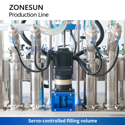 Zonesun ZS‑FALU4 Pump Bottle Packaging Line—Full Automation
