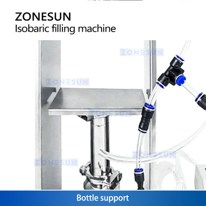 ZONESUN ZS-CCF1 Soda & Beer Can Filling Machine for Carbonated Drinks