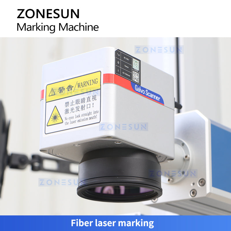 Zonesun ZS‑LMR1 Roll to Roll Label Rewinder with Laser Coding System