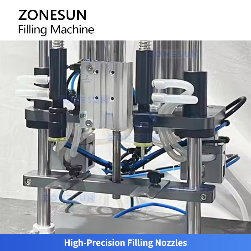 ZONESUN ZS-ASF2S Lipstick Spiral Filling Machine Double Color for High-Viscosity Cosmetic & Paste Products