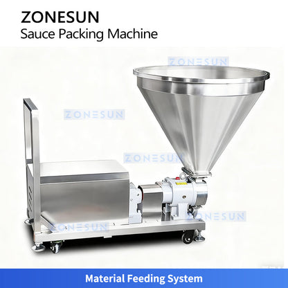 ZONESUN ZS-RPFS120X Automatic VFFS Packing Machine for Honey and Cream Sachet Filling & Sealing