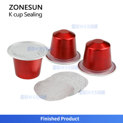 Zonesun ZS-KCS4 Manual K-Cup Sealer for Coffee Pods Fast&Reliable Sealing Machine