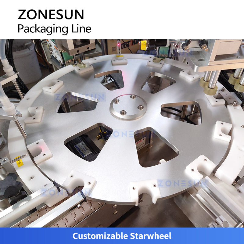 ZONESUN ZS-AFCL8 Automatic Roll-on Bottle Filling Capping Cartoning Equipment