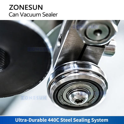 ZONESUN ZS-AFK400 Semi-Automatic Vacuum Nitrogen Can Seamer