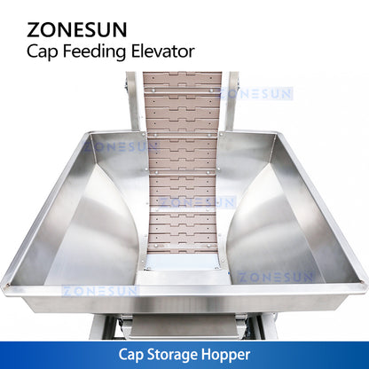 Máquina elevadora de alimentación personalizable automática ZONESUN ZS-SLJ1 para máquina taponadora