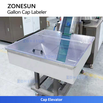 ZONESUN ZS-TB5C High-Speed Automatic Gallon Bottle Cap Label Machine